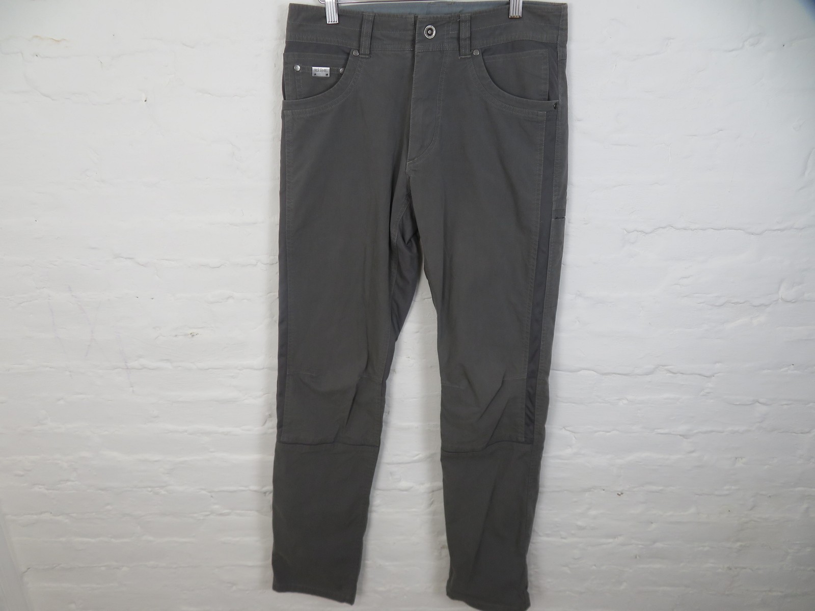 Kuhl Radikl Pants Mens 30×34 Gray Outdoor Hiking Stretch Nylon Blend Casual