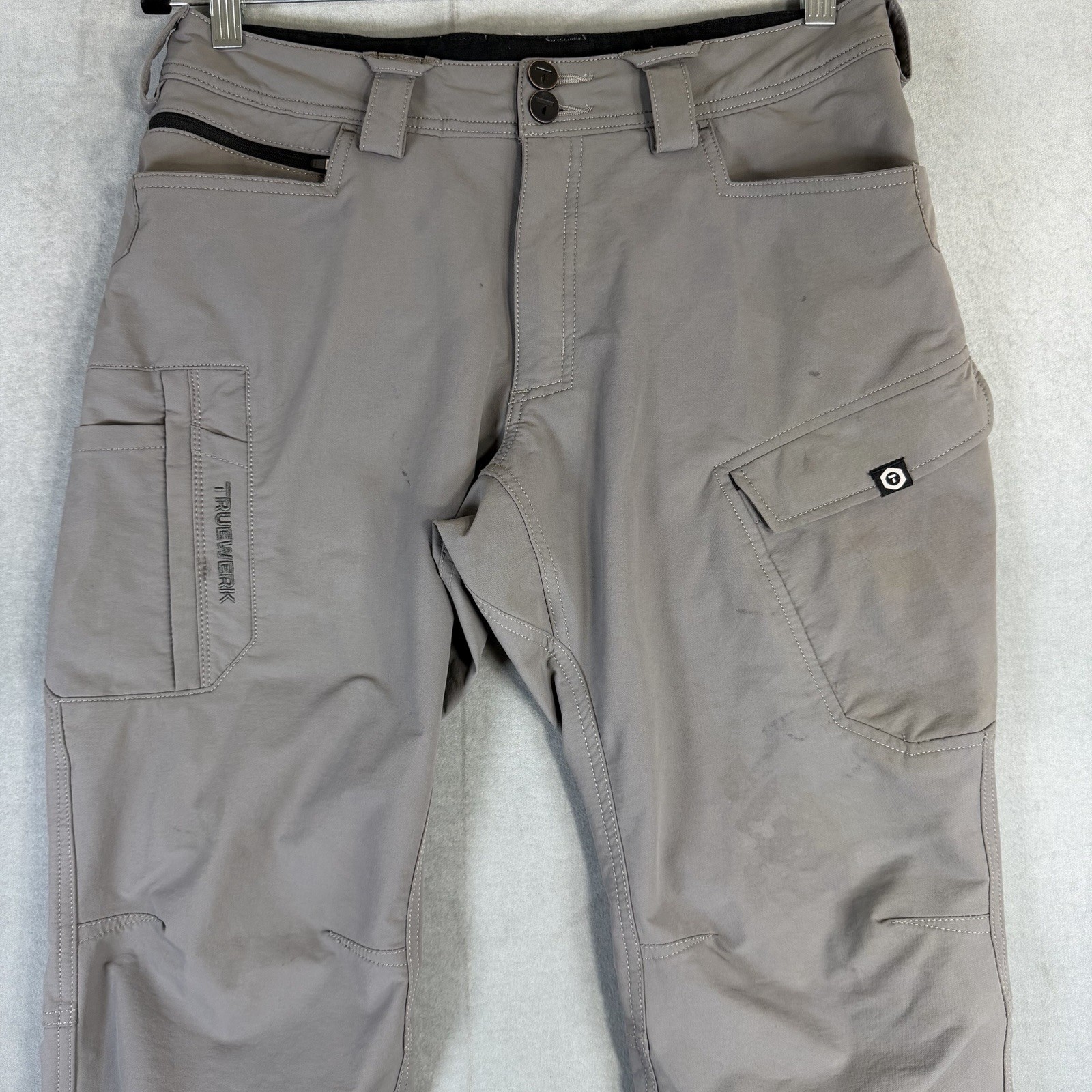 Lot Of 6 Truewerk T1/T2 Werkpants Mens 32×30 Green Khaki Gray Cargo Utility Work