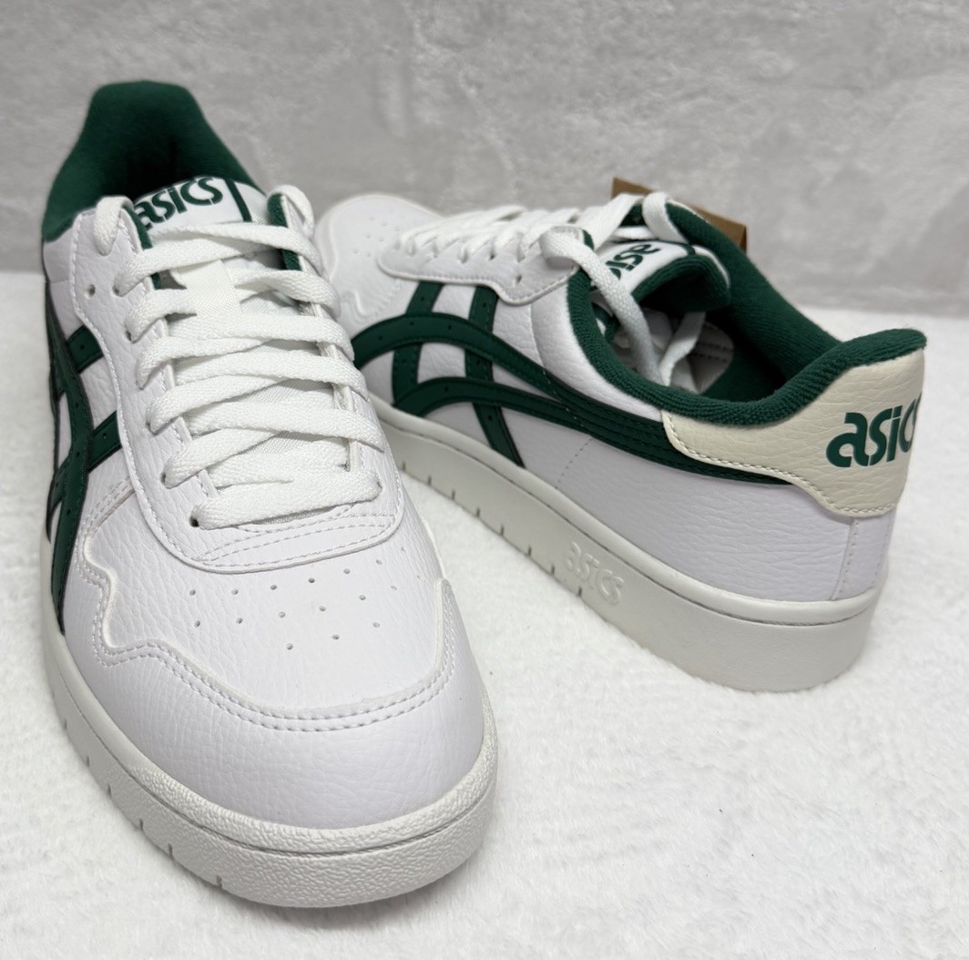 ASICS Japan S White Green Men’s Size 8 Sneakers Casual Shoes