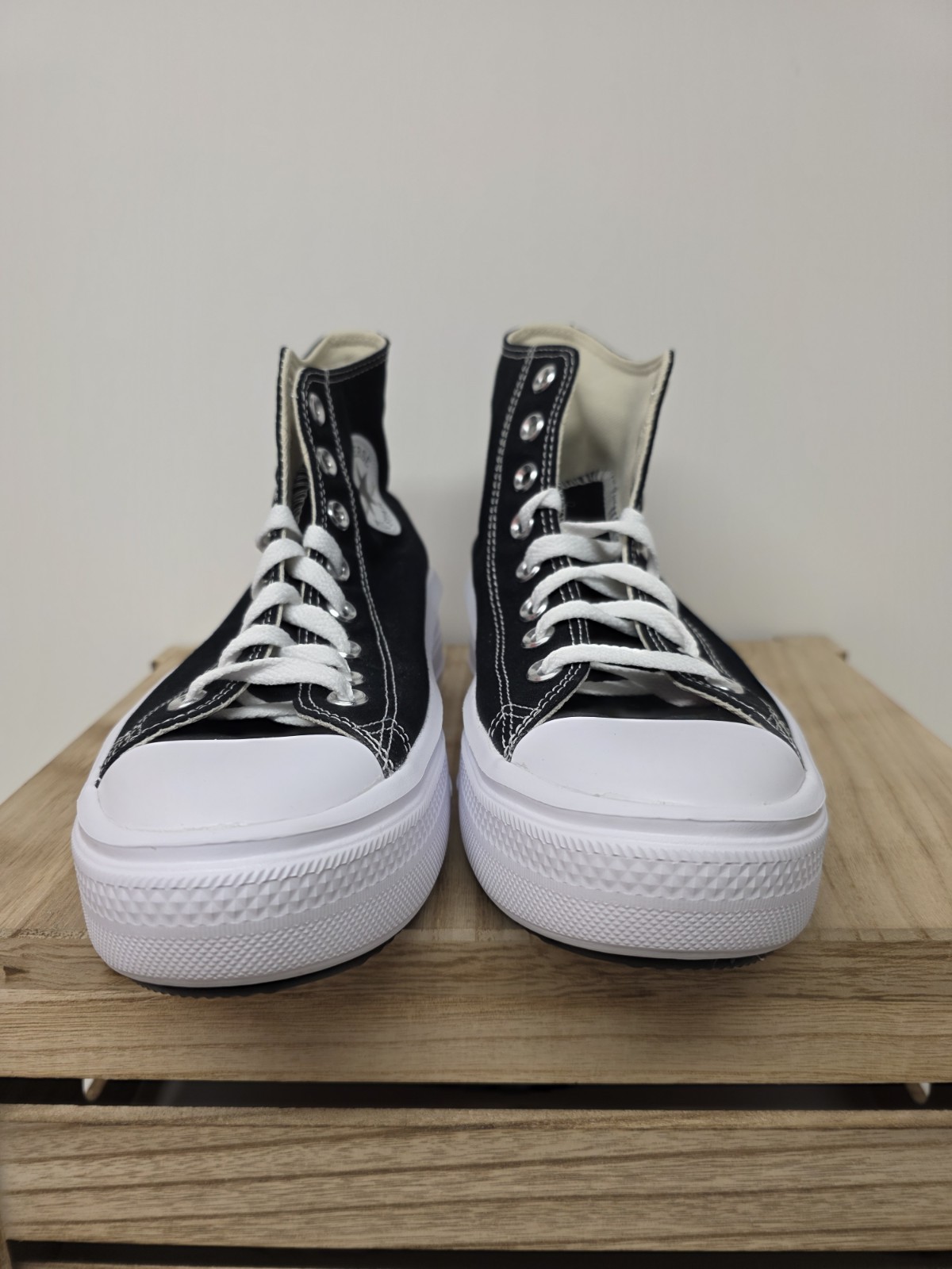 Converse CTAS Move Hi Womens Sz 9 Black Canvas Platform Sneakers Shoes 568497C
