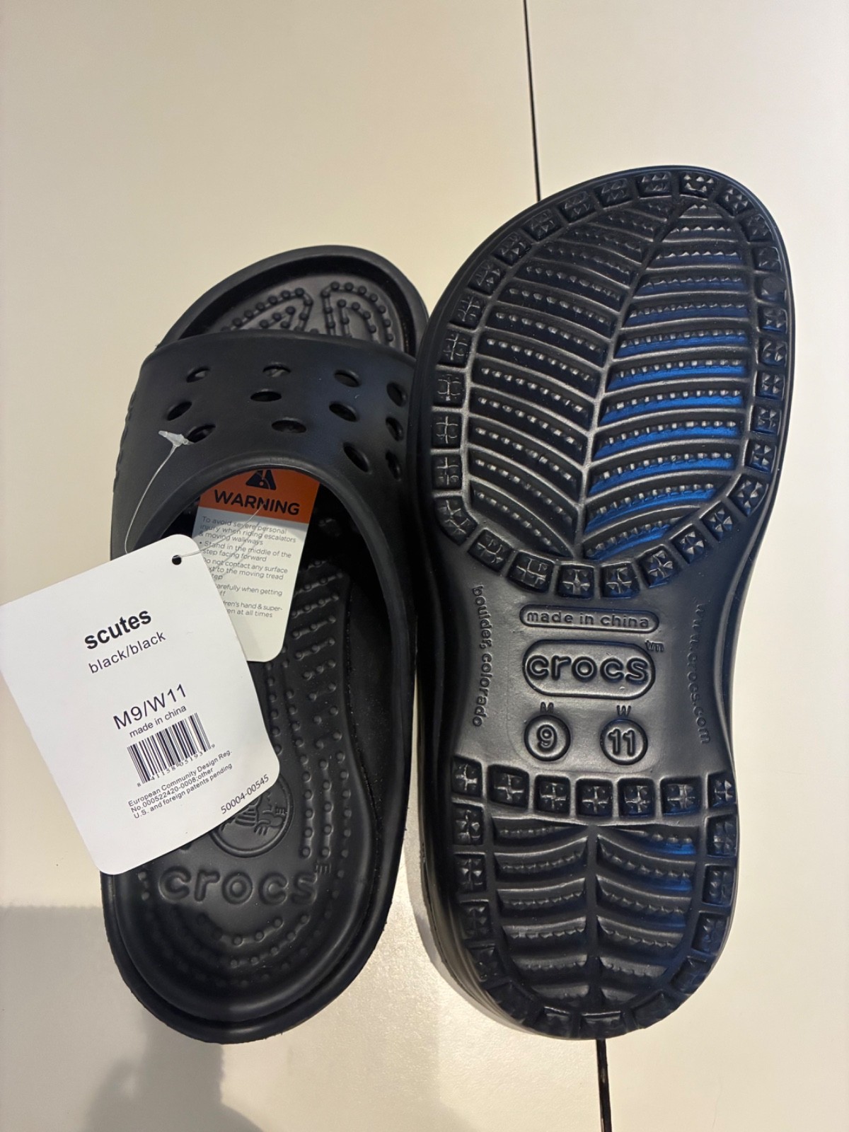Crocs Women Classic Slides Sandals – Black