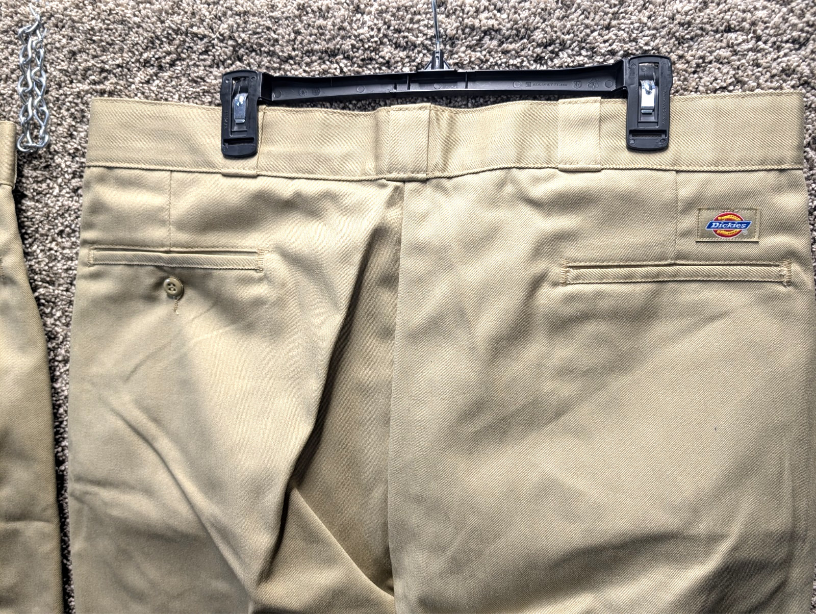 2 Pairs Dickies 874 Khaki Pants Classic Original Fit- Work, School Uniform 38×32