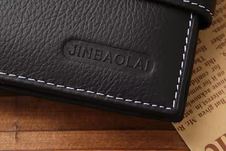 New Mens Leather Bifold Wallet Button Closure RFID Blocking Card Case/Cash