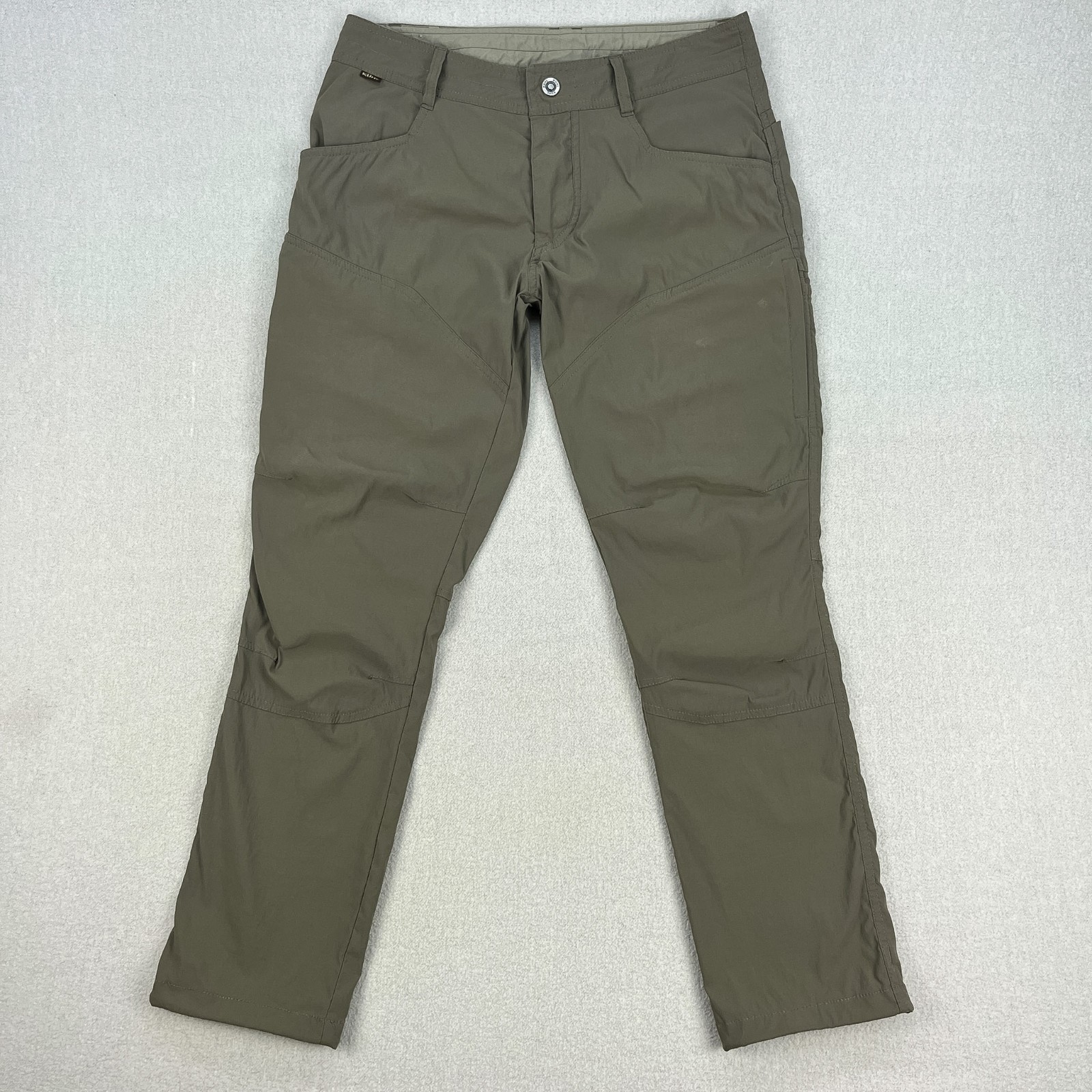 Kuhl Renegade Rock Pant Mens 32×30 Beige Greige Stretch Pockets Hiking Tactical