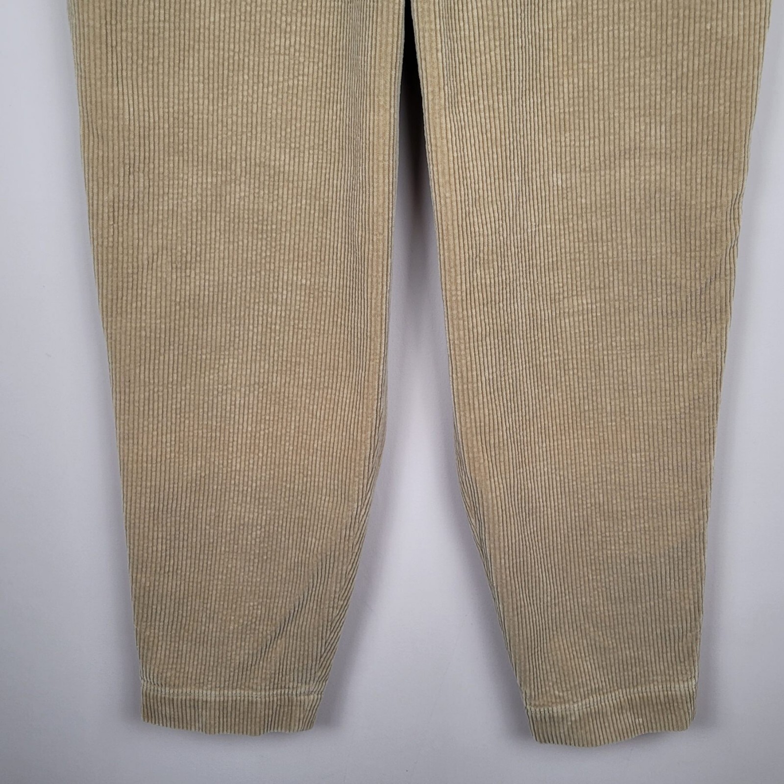 Matsuda Nicole Tokyo Size L Waist 39 Vintage 90s Chunky Corduroy Camel Pants
