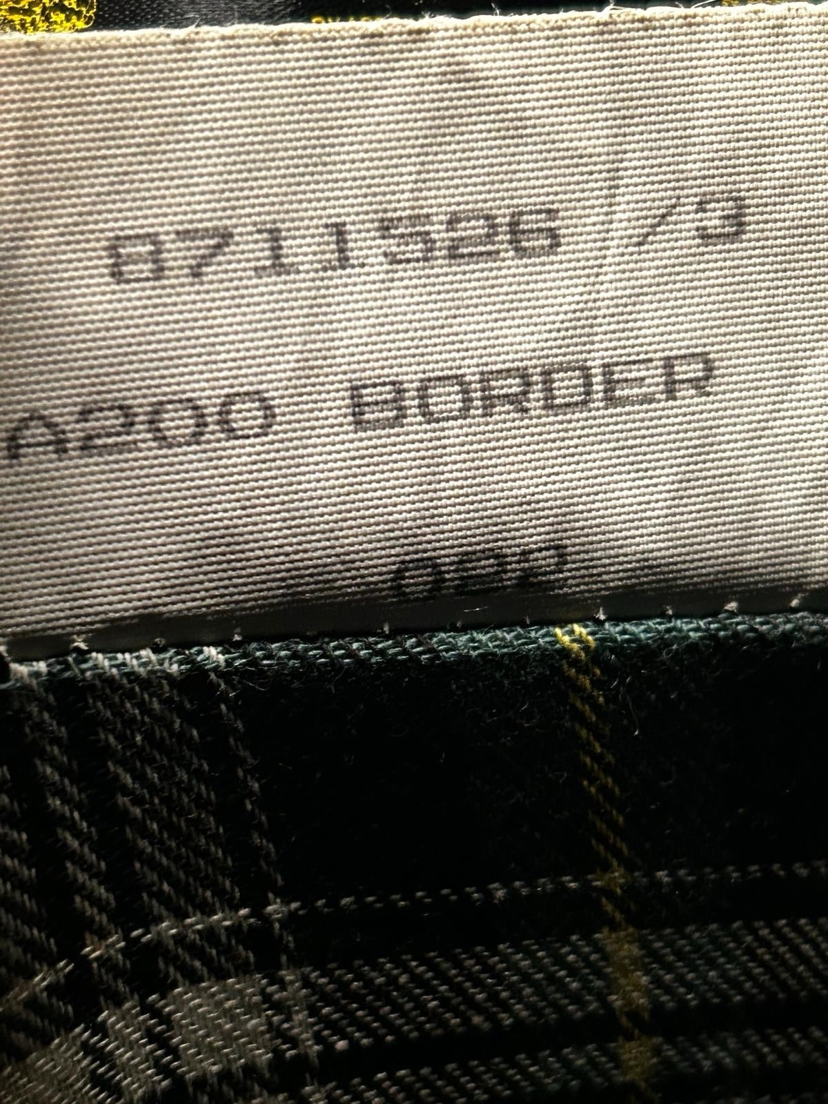 Vintage 1988 Barbour Border A200 C36 Wax Jacket Coat Green Mens Small Medium 96