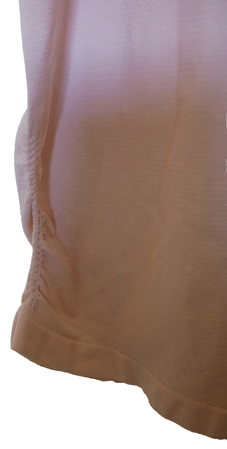 Candie’s 92% nylon, 8% spandex solid pink camisole XL