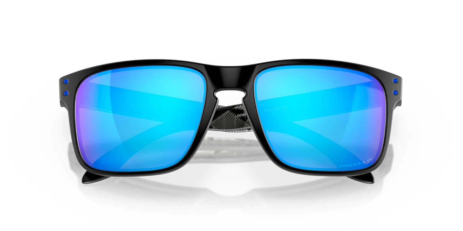 Oakley Holbrook Matte Black Prizmatic/Prizm Sapphire POLARIZED 57 mm Sunglasses