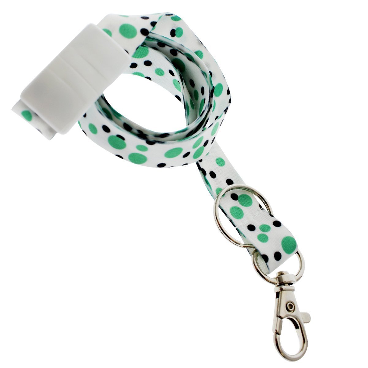 4 pc Cute Polka Dot Fashion Lanyards for ID Badges & Keys – Soft with Breakaway