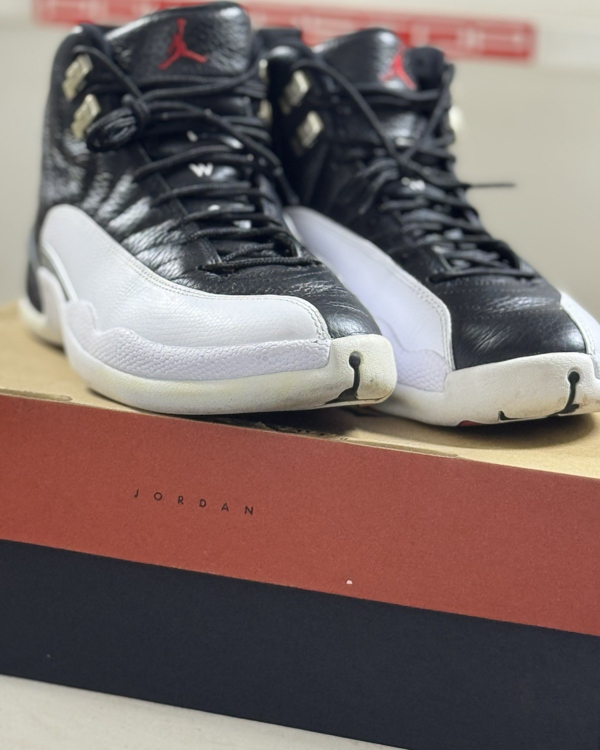 Jordan Air Jordan 12 Retro Playoff Black White Red CT8013-006 Men’s Sneaker
