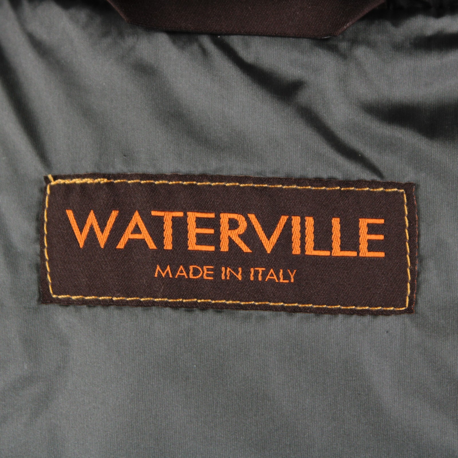 Waterville NWOT Zak 100% Polyester Hooded Vest Size 48 (S US) In Blue Camo