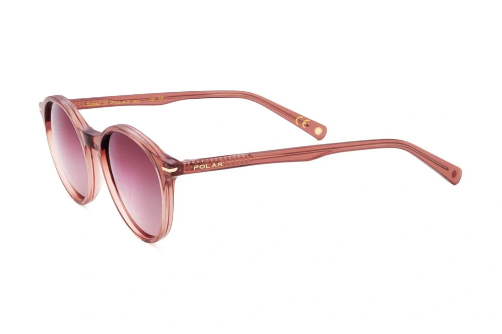 Polar Gold 3020 (08) Shiny Nude/Rose Shaded Polarized Sunglasses Cal. 51