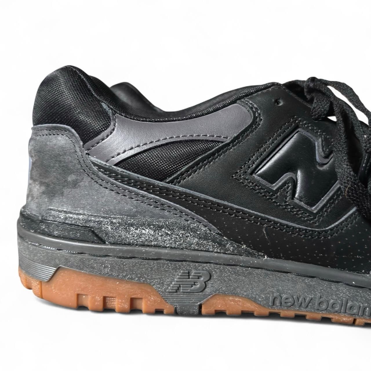 New Balance 550 BB550BGU Black Dark Grey Gum Men’s Size 11