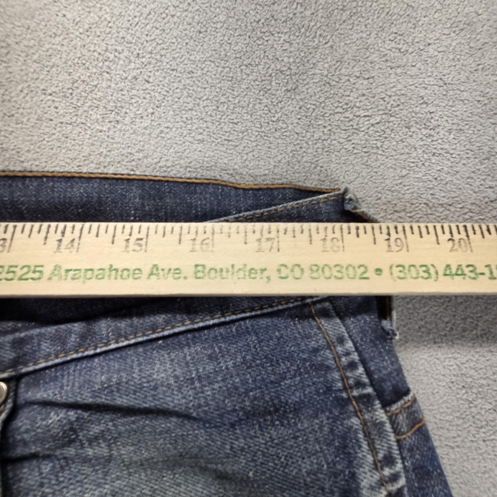Sicko Jeans Mens Blue Selvedge Buckle Back Whiskers Fits 36×32