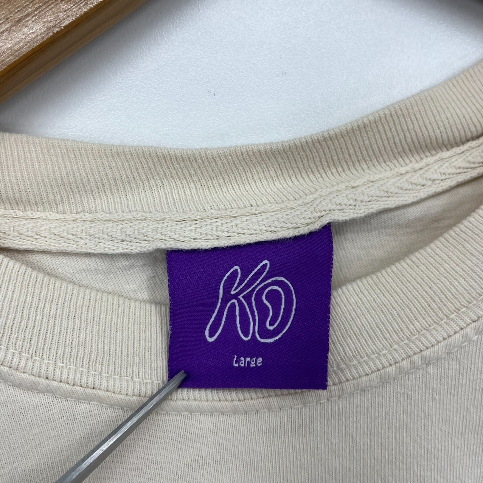 KO Cody Ko Merch T-Shirt Men’s Size L Beige We Prefer To Chill Distressed