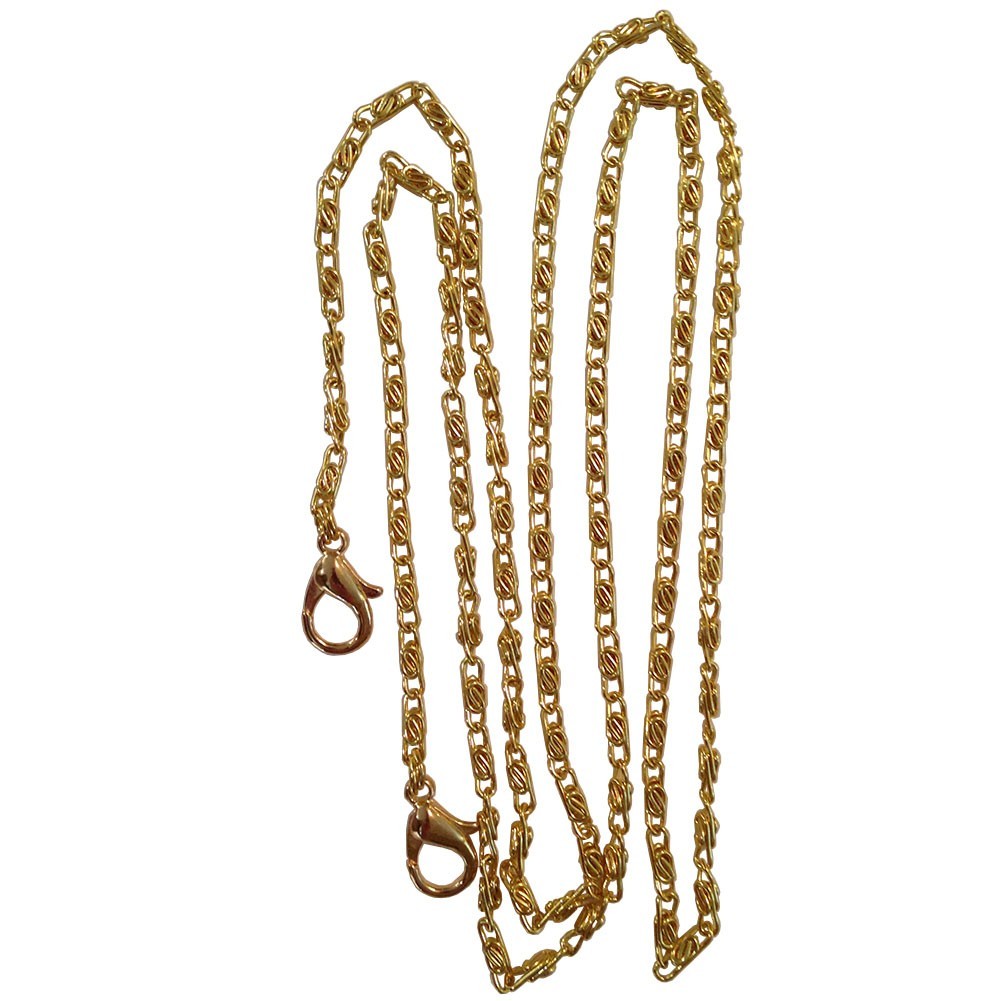 Gold tone Lumachina Link Replacement Crossbody Purse Chain Double Jump Ring