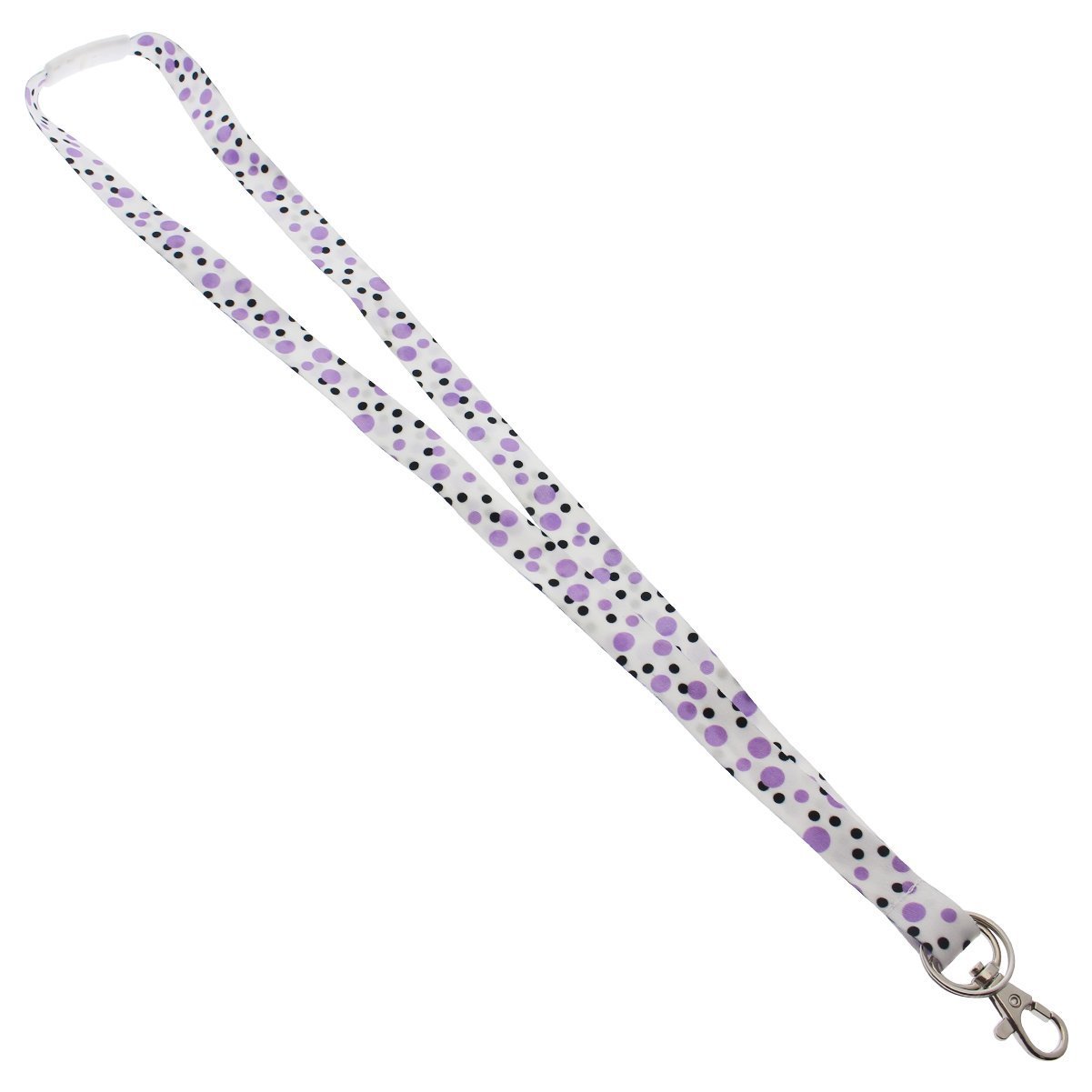 4 pc Cute Polka Dot Fashion Lanyards for ID Badges & Keys – Soft with Breakaway