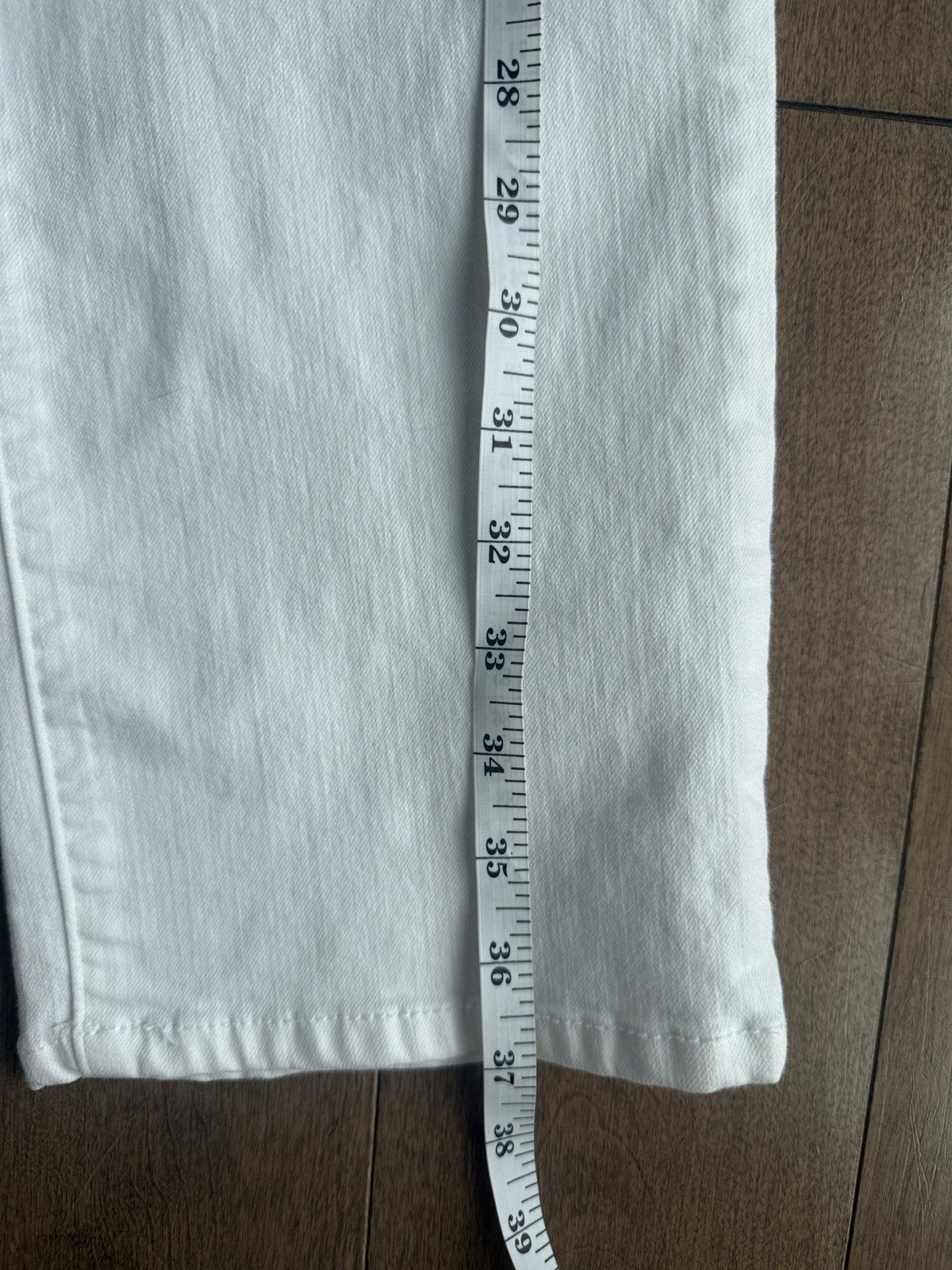 Democracy Ab’solution White High Rise Straight Leg Jeans 14P