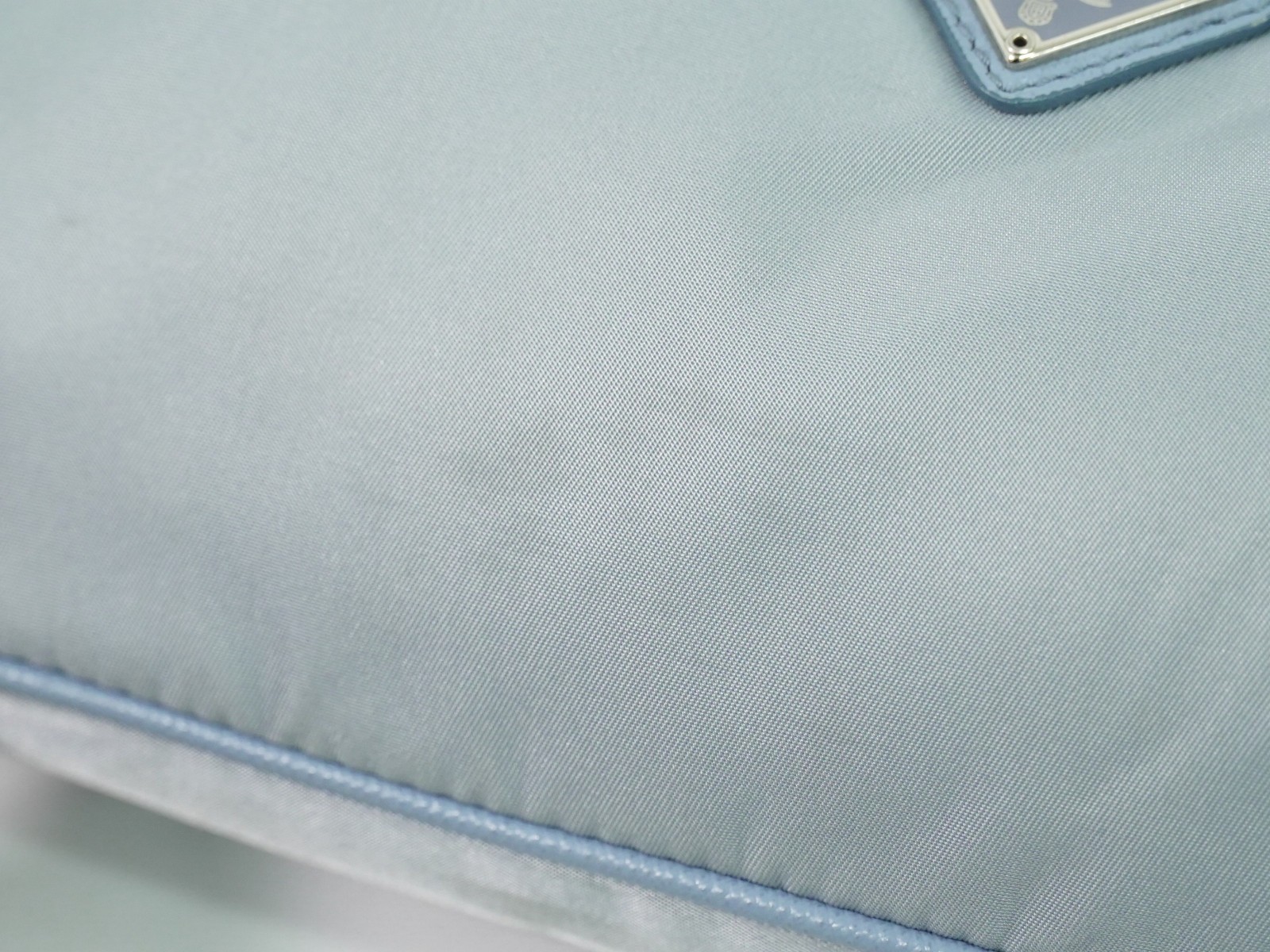 PRADA Re-Edition 2005 Nylon -Shoulder Crossbody Bag Light Blue Silver