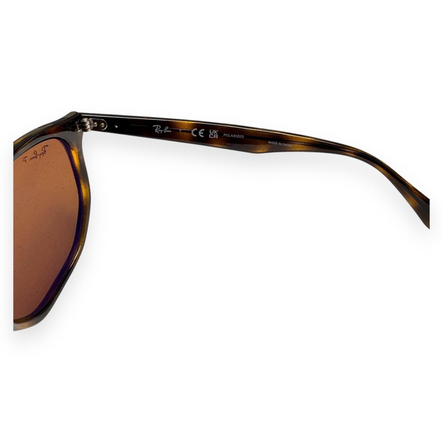 Ray-Ban Sunglasses RB 4306 710/83 Polished Brown Havana Polarized with Case