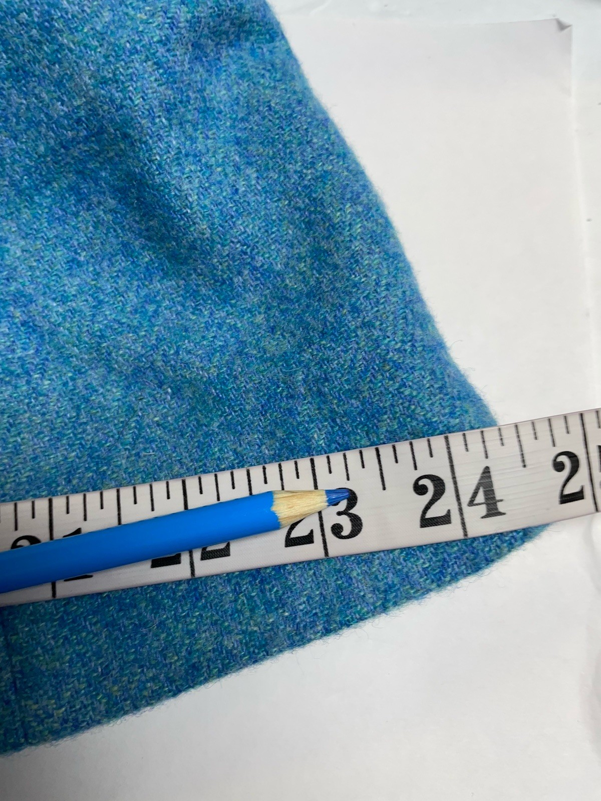 Talbots Turquoise Blazer Size 16P Fits 12P Petite Jacket Wool Blend Pockets Blue