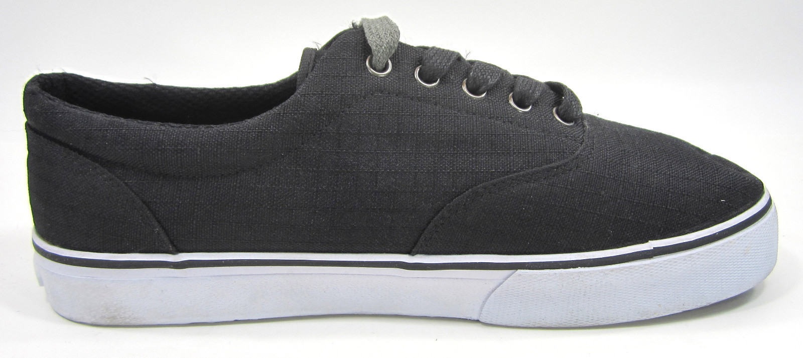 Lugz Shoes Vet Ripstop Black/White/Charcoal Casual Sneakers Size 9