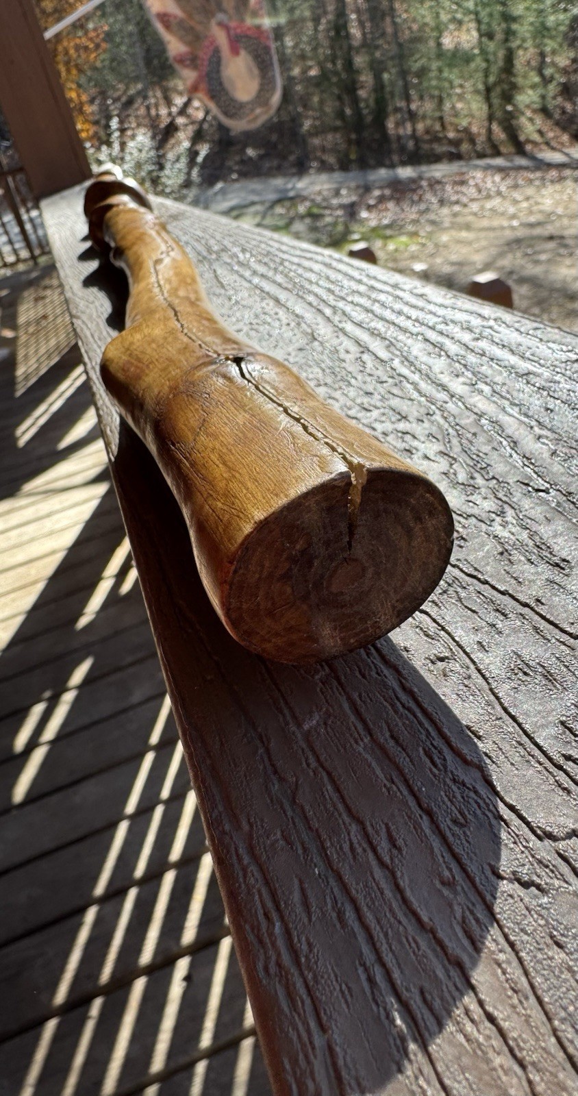 Vintage Handmade TWISTED Walking/Hiking Stick 45 Inches Tall Smoky Mountains