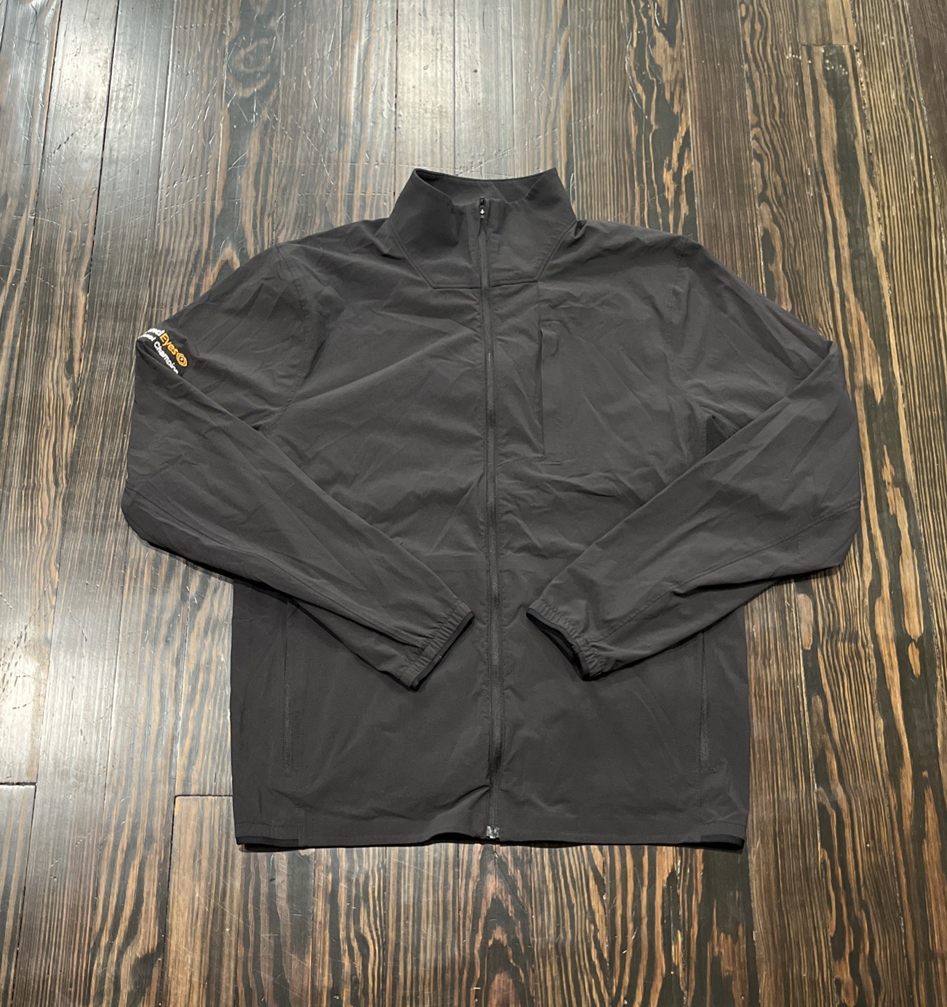 Lululemon Full Zip Lightweight Jacket Men’s Small Black Polyester Elastane