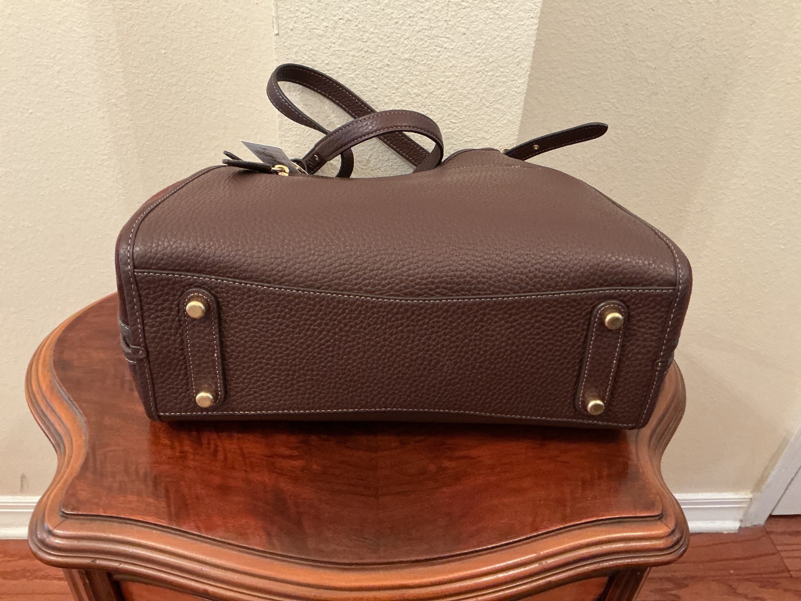 NWT Coach Lori Maple Shoulder Bag Pebbled Leather/Suede
