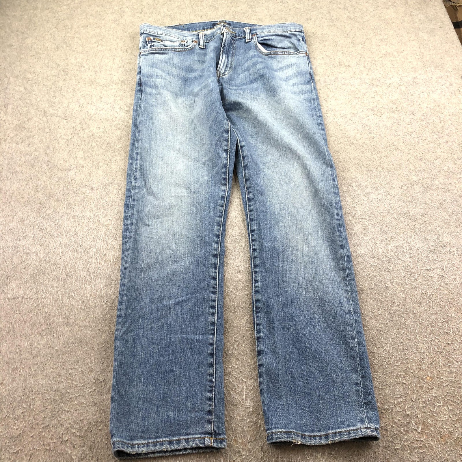 Polo Ralph Lauren Jeans Mens 32×32 Blue Hampton Relaxed Straight Denim Pants