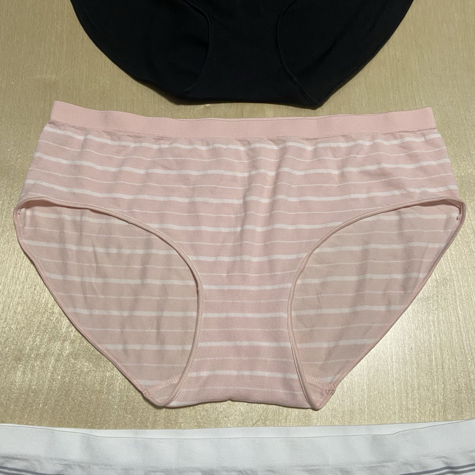Auden Women’s Size Large (12-14) Soft Nylon Blend Hipster Panties 3 Pack
