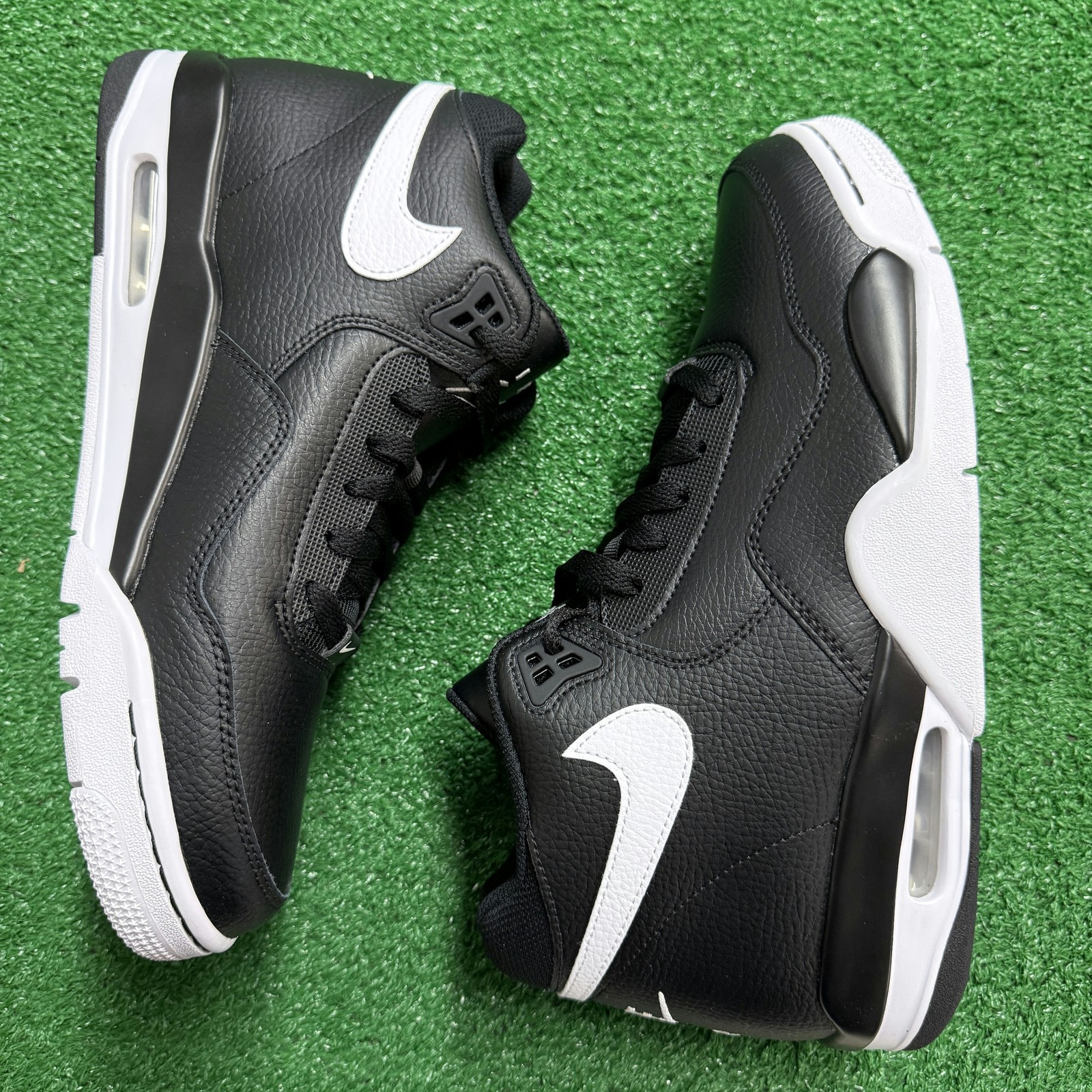 Nike Flight Legacy Black White Mens Running BQ4212-002 NEW Multi Sz