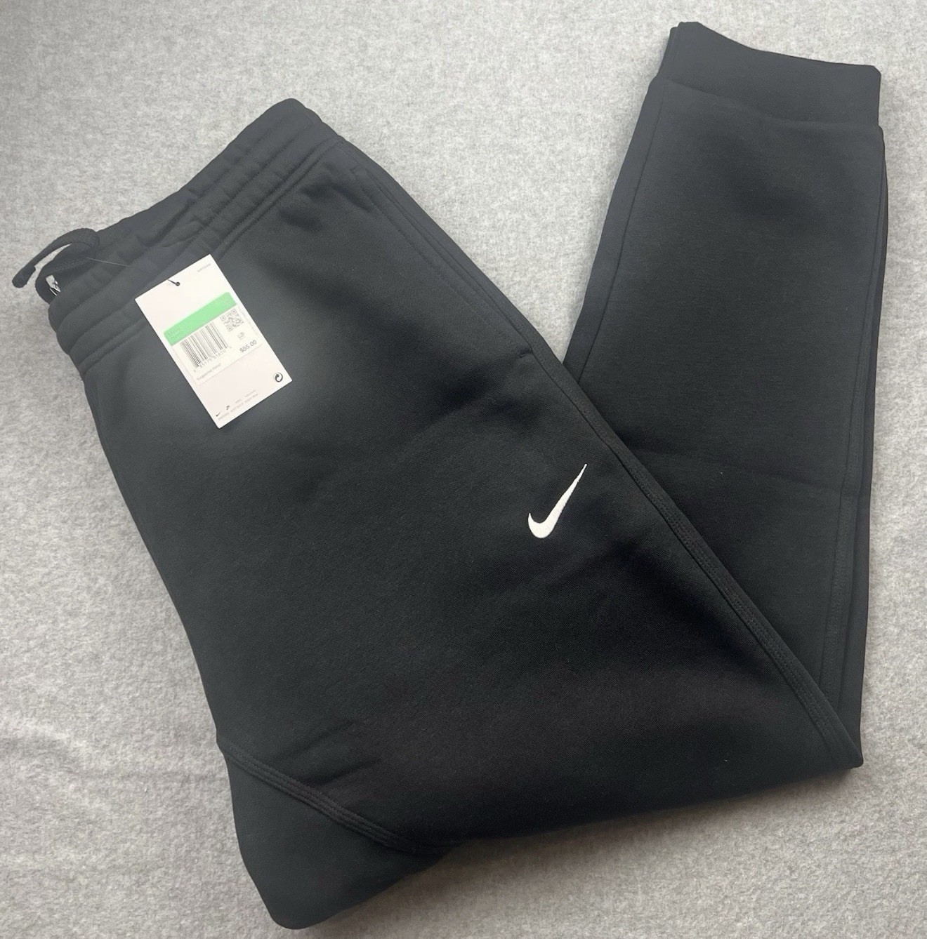 Nike Men’s Club Fleece Joggers Tapered Leg Black Size XL 716830-010 NWT
