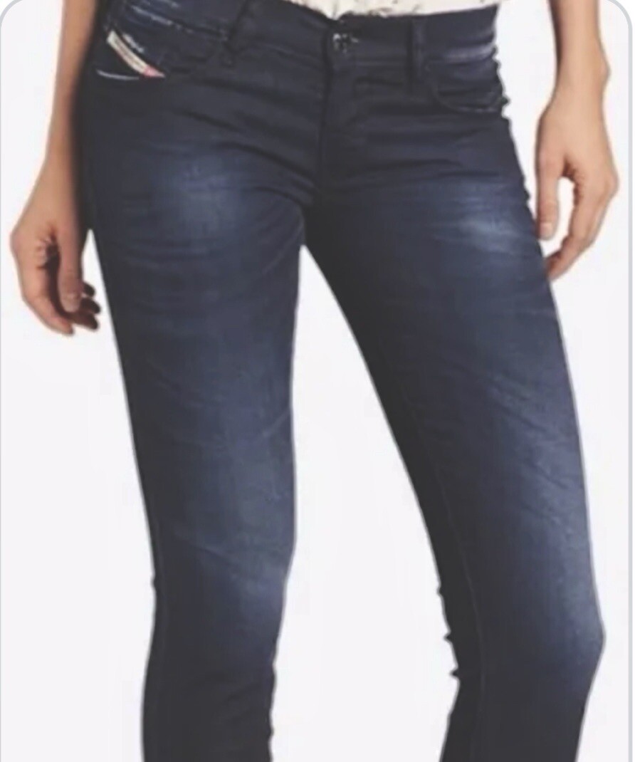 Diesel Women’s Getlegg Slim Skinny Low Waist Stretch Jeans W29 X L32