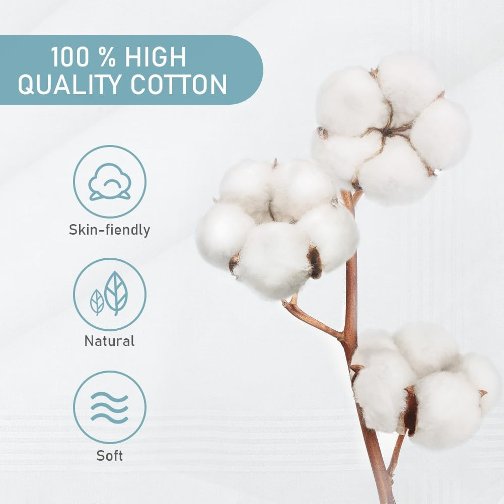 Men’s Handkerchiefs Cotton Hankerchiefs White Machine Wash Pocket Squares