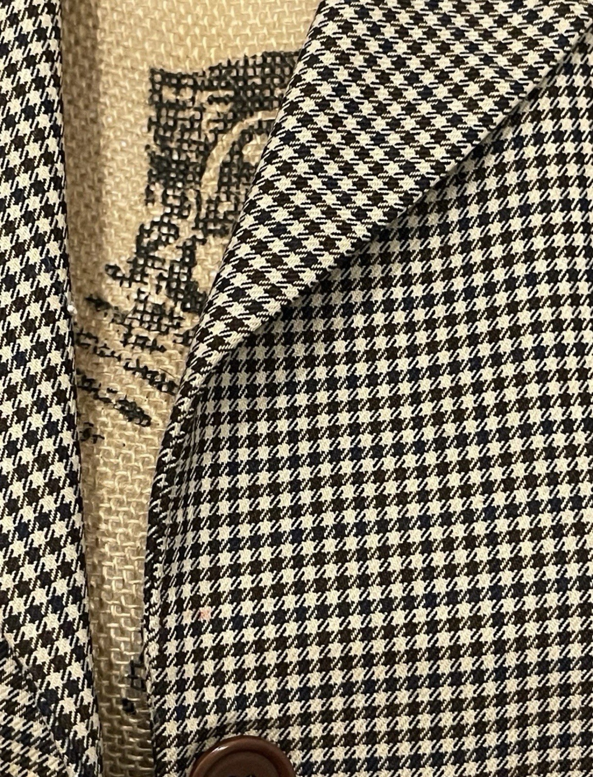 Max Studio Collection Women’s Houndstooth Herringbone Blazer Jacket Size 10