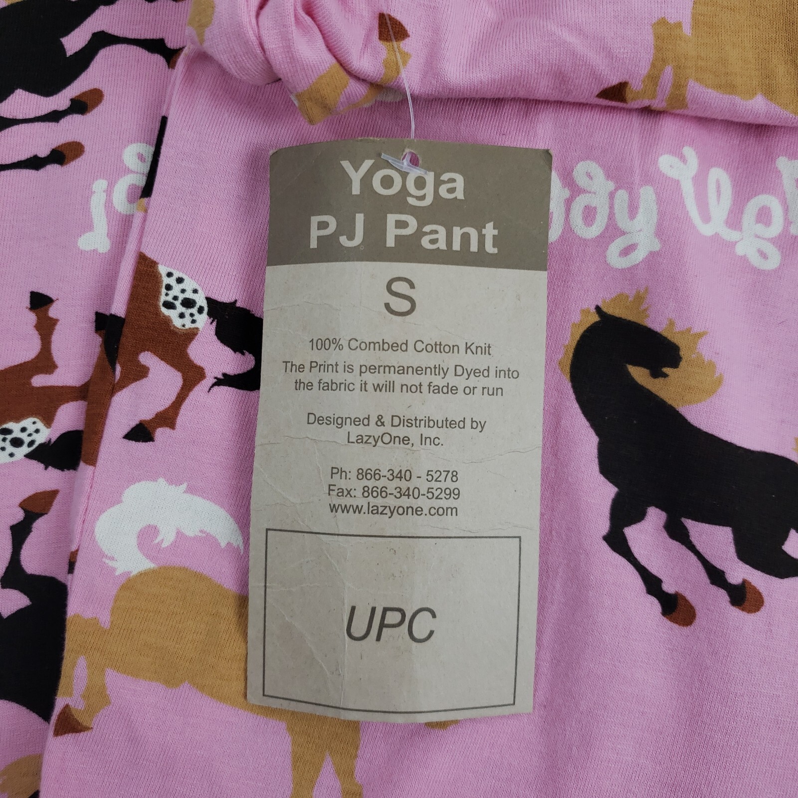 Lazy One Women’s Giddy Up Horse Yoga PJ Pant – Large Only