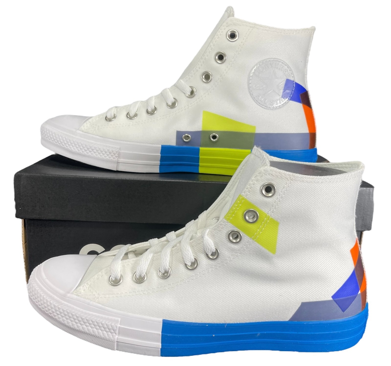 Converse Chuck Taylor CTAS HI Space Racer Black Sneakers 173184F Men’s Shoe 8.5