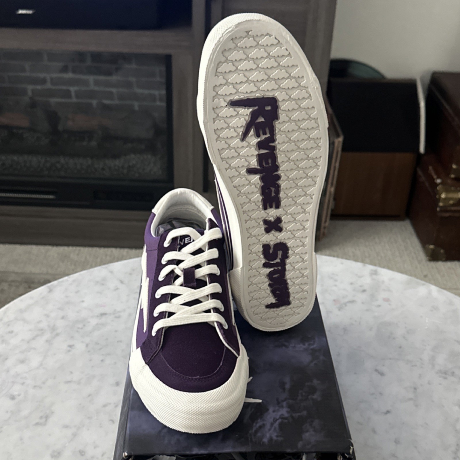 Revenge X Storm Vol.2 Low Top Purple/White Unisex (Damaged Box , MSRP: $200)