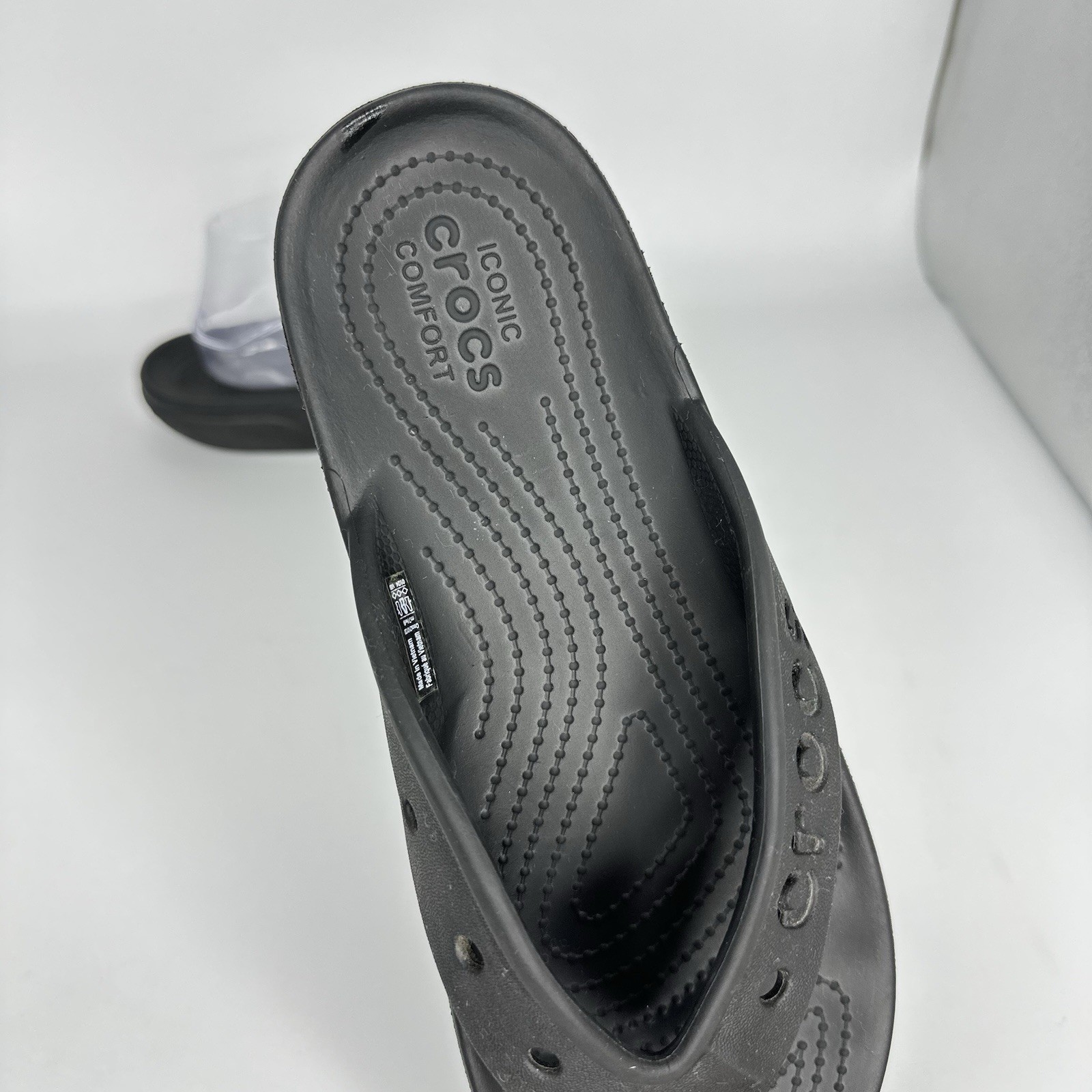 Crocs Sandals Baya II Flip Flop Black Slip On Women 9 US 210120