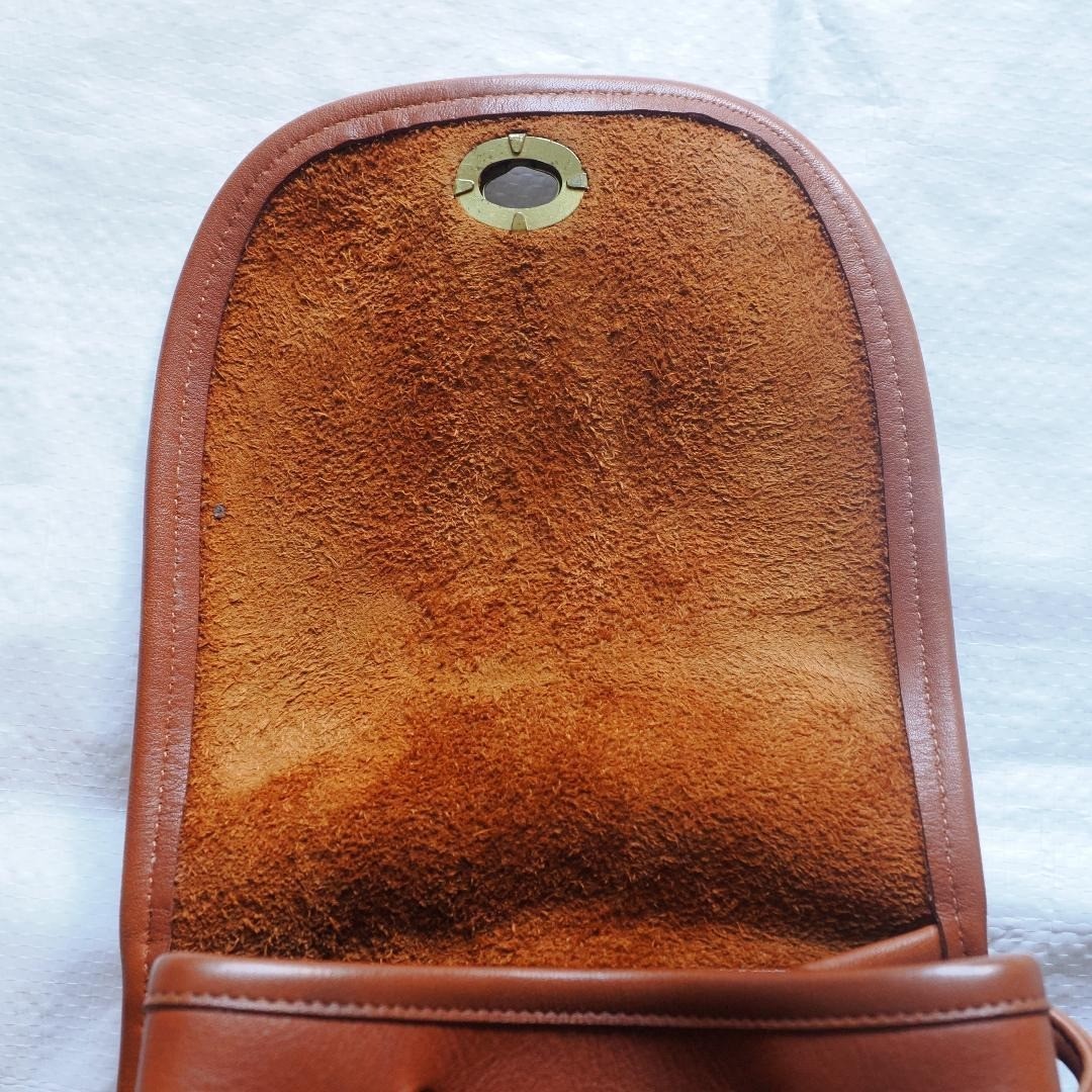 Vtg 90’s Coach Mini Daypack Backpack Turn Lock British Tan 9960 Y2K From Japan