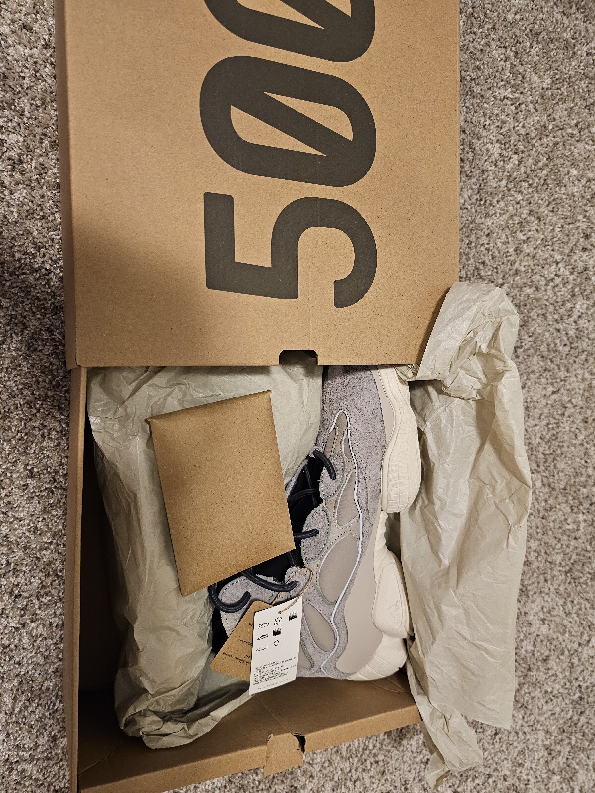 Size 9.5 – Yeezy 500 High Mist Stone