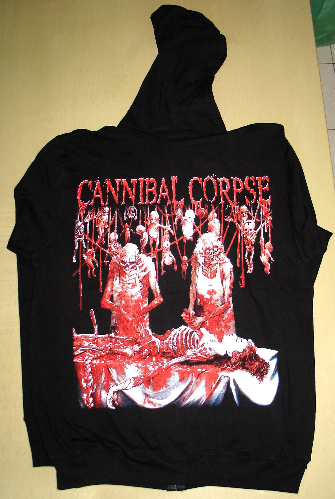 Cannibal Corpse Butchered At Birth Hoodie Hoody Size S M L XL 2XL 3XL New! Metal