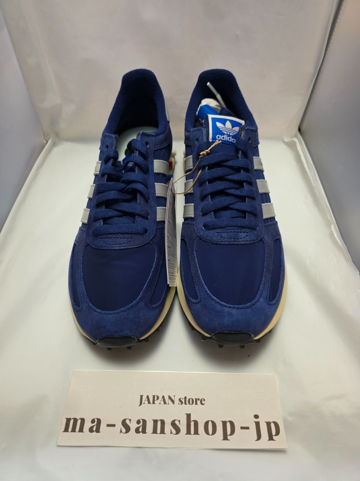 Adidas LA Trainer OG JR7171 Dark Blue Silver Men’s Sneakers Vintage low shoes