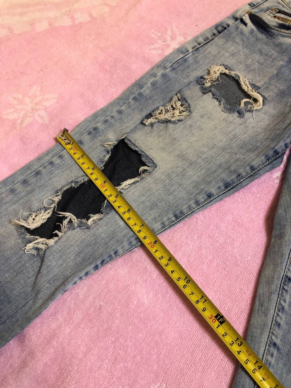 PHILIPP PLEIN COWBOY Wash Denim Jeans Size 27