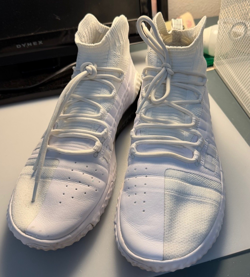 Under Armour Project Rock Mid-Top Sneakers Breathable White/Black