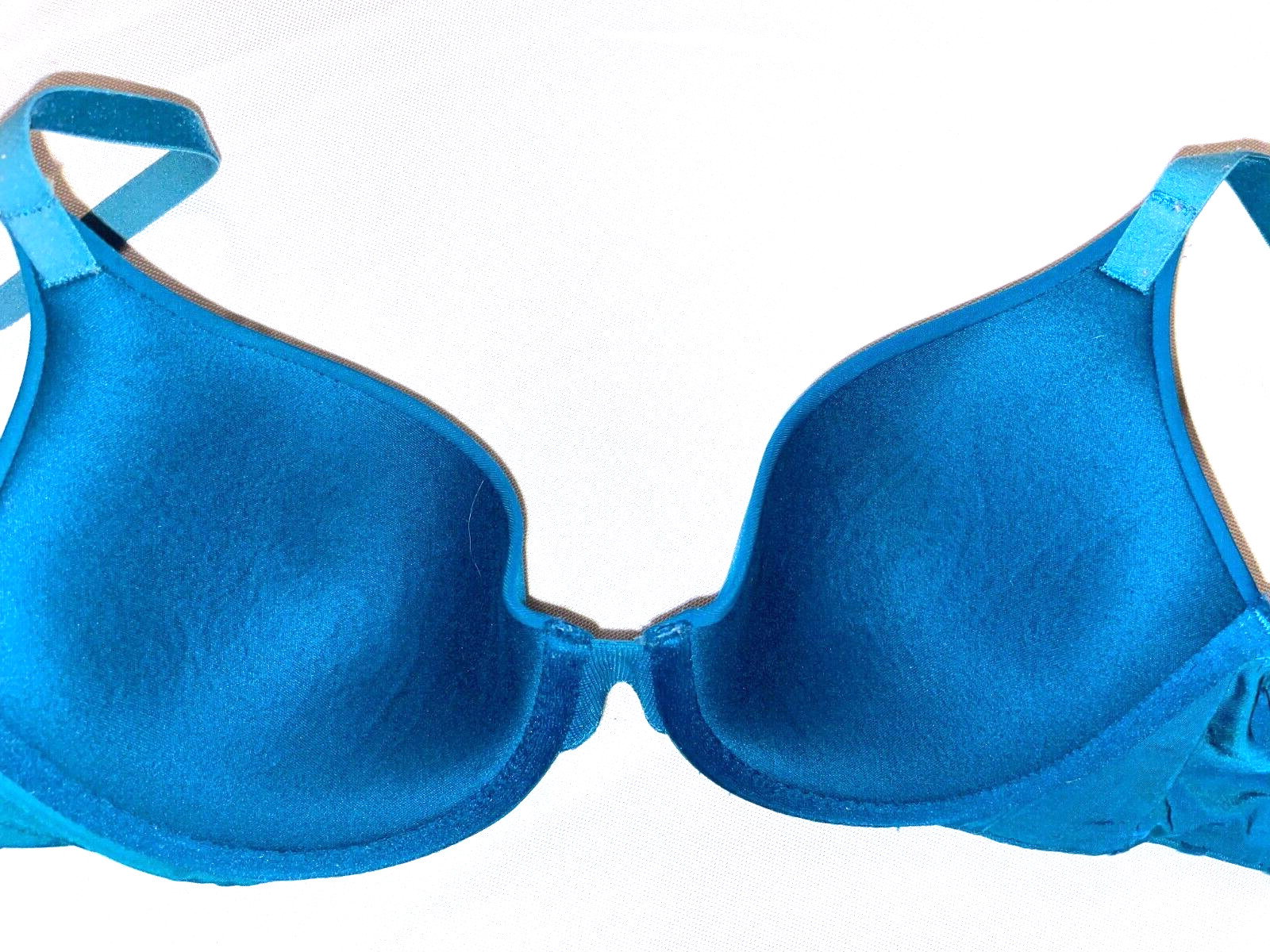 Victoria Secret 32B bra Uplift semi demi women’s Teal Blue