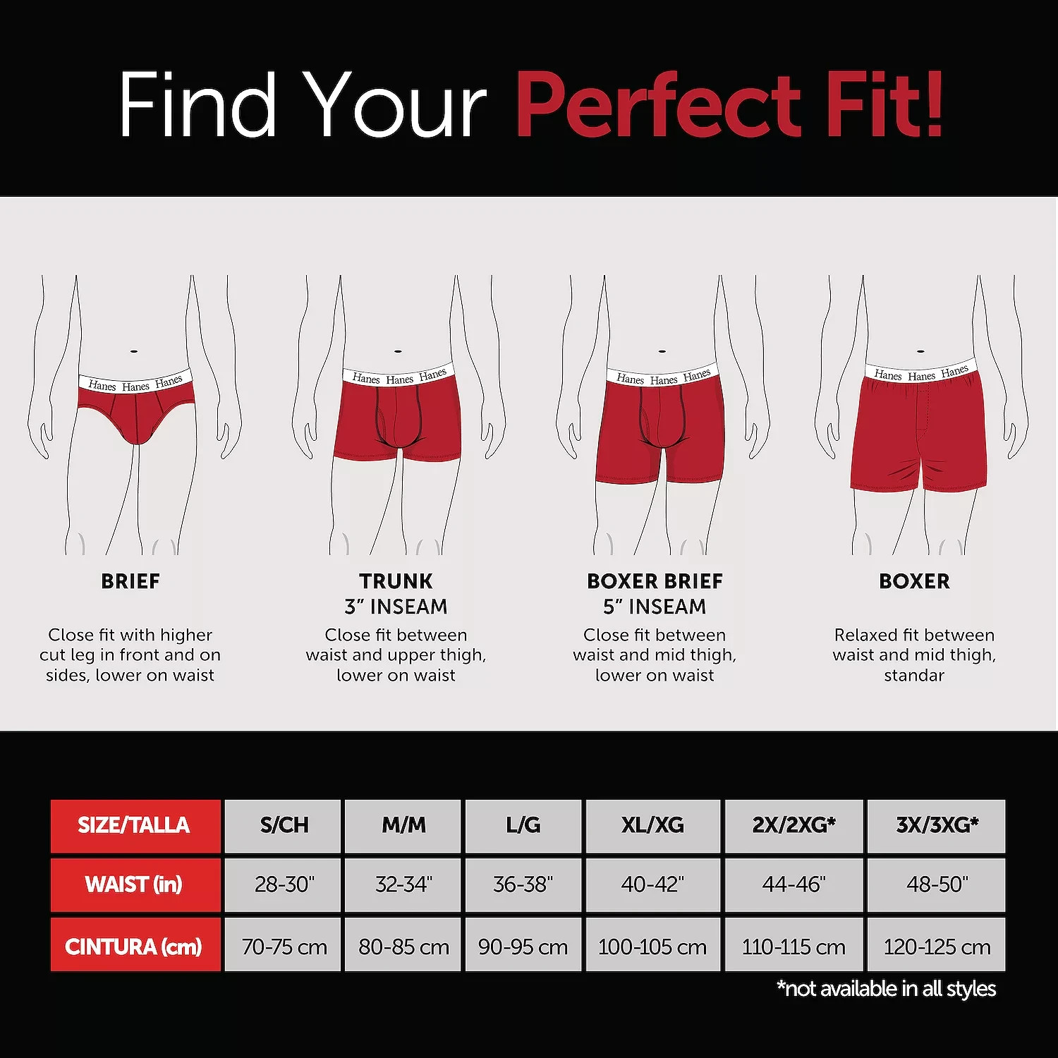 Men’s Hanes BOXER BRIEFS 5 Pk Assorted Colors And Print /Choose your Size
