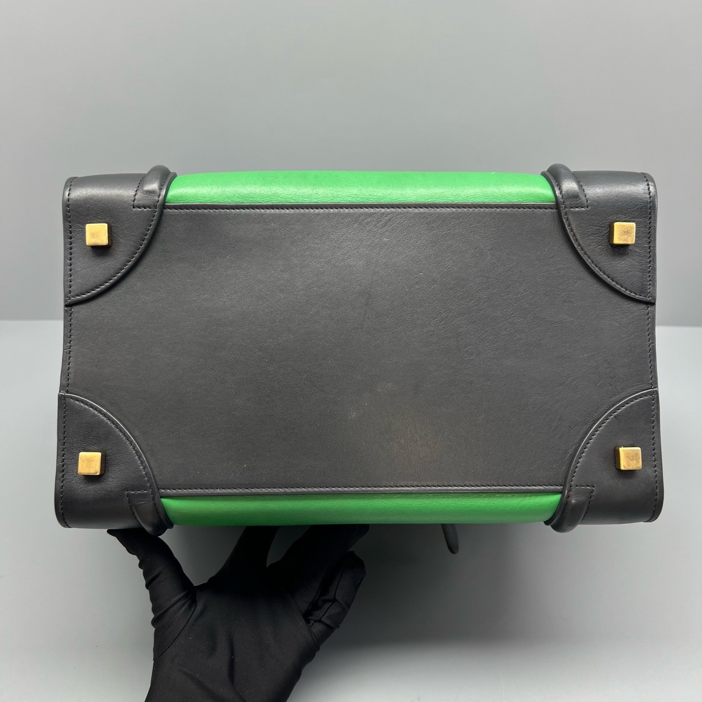 Celine Pre-Owned Authentic Satchel Colorblock 30*31*17cm Free Tracked Shipping