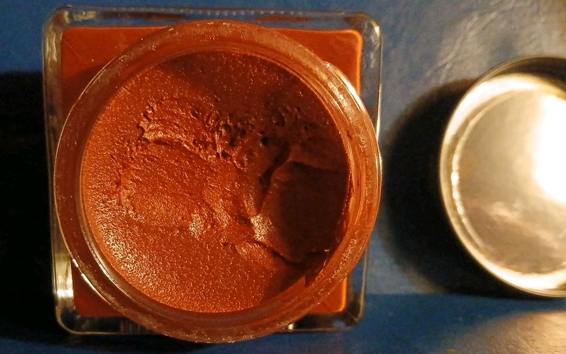 SAPHIR 10 Cognac Creme 1925 Shoe Polish Beeswax Small Amount Used Made In France